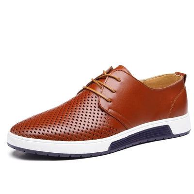 Men’s Lace-Up Sneakers – Supportive Fit – Streamlined Design – Cushioned Rubber Sole