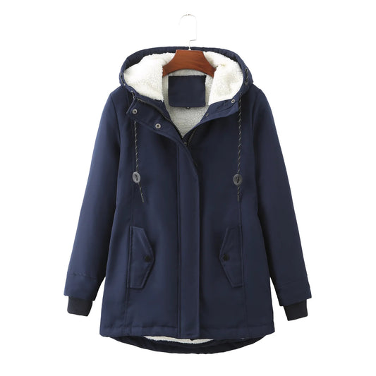 Stylish women's hooded jacket