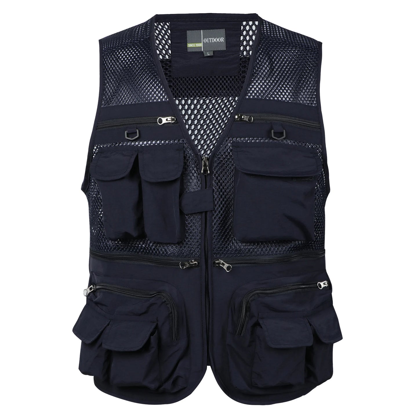 Tactical vest for men with multiple pockets