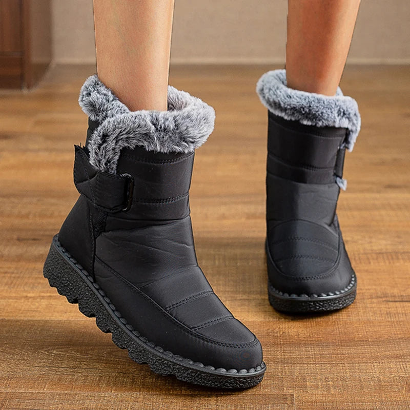 Women's waterproof snow boots