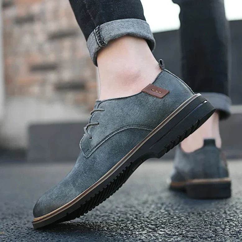 Men’s Formal Dress Shoes – Leather Oxford – Closed Lace – Classic Fit – Polished Finish