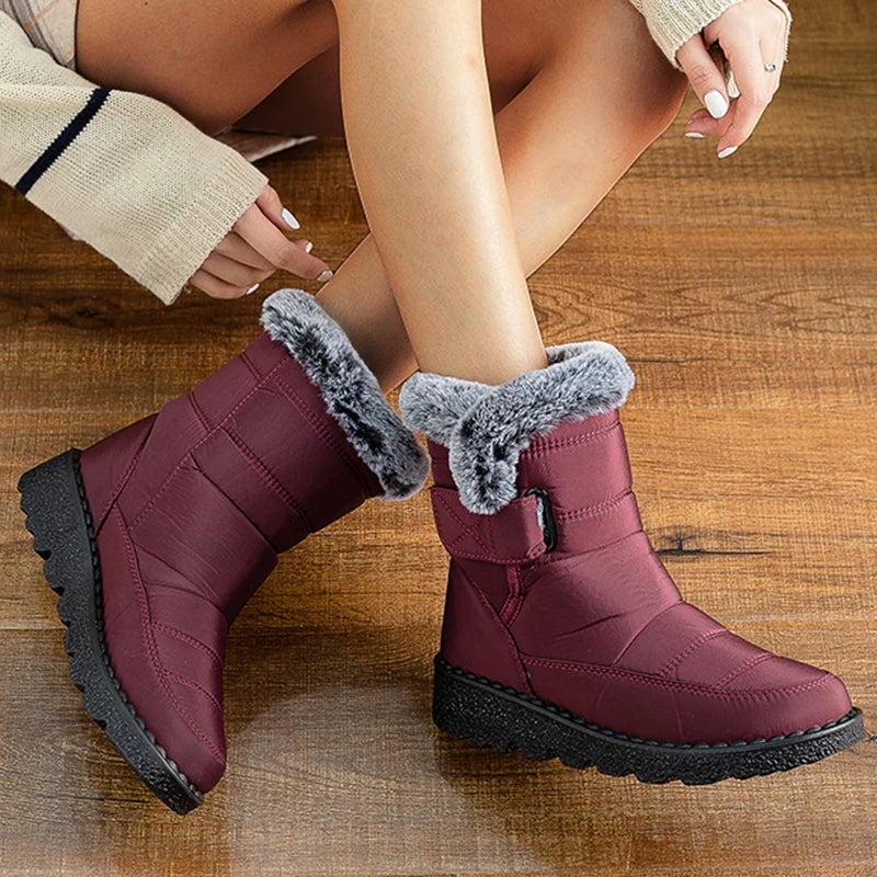 Women's waterproof snow boots