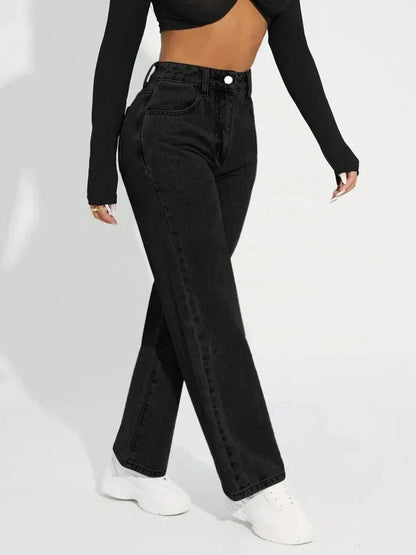 High waist casual trousers for women