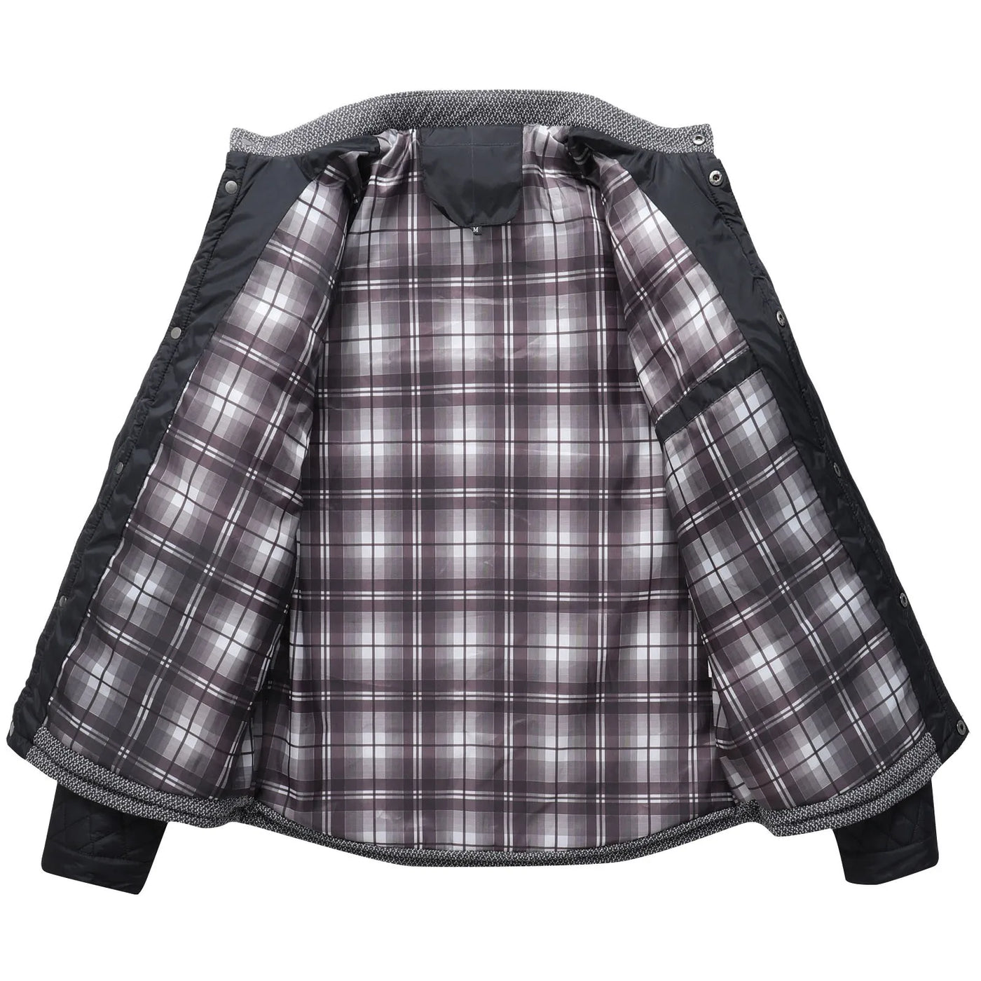 Men's lined quilted windbreaker jacket