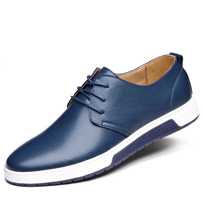 Men’s Lace-Up Sneakers – Supportive Fit – Streamlined Design – Cushioned Rubber Sole