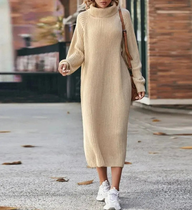 Soft Knit Sweater Dress - Ariana Warm Winter Fashion