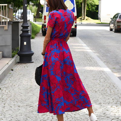 V-Neck Dress for Women – Elegant Sleeveless Design