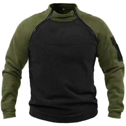 Men's long sleeve casual sweatshirt with pocket