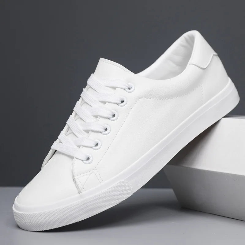 Men's classic leather lace-up shoes