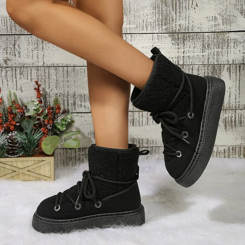 Women's stylish snow boots