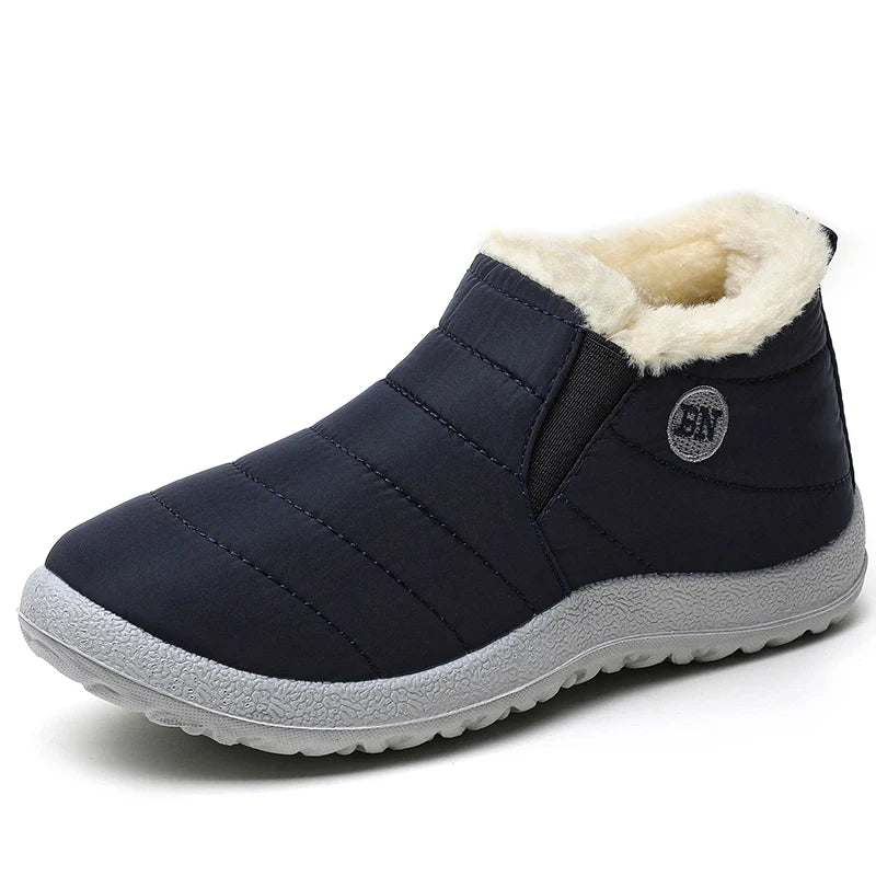 Men's stylish casual outdoor boots with fur lining