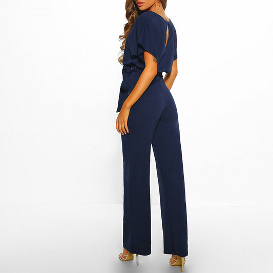 Women's simple and chic jumpsuit