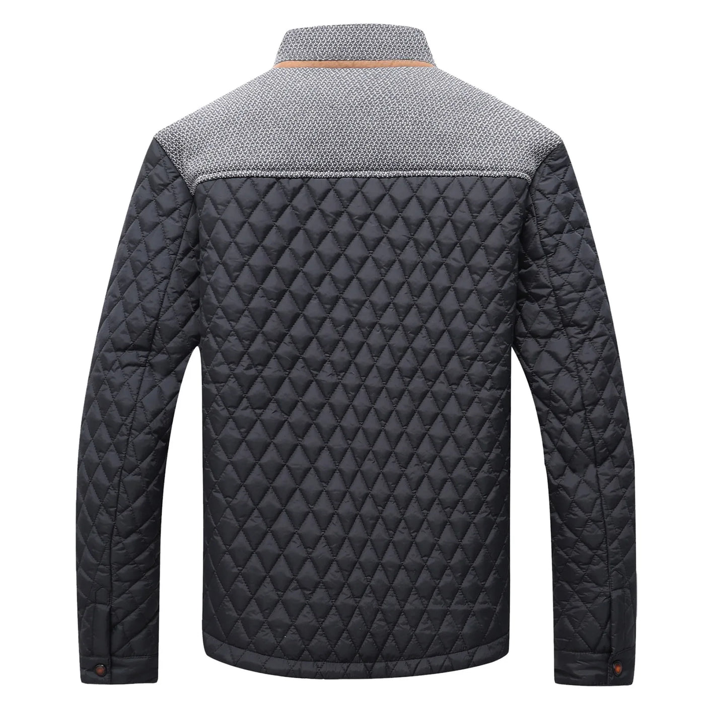 Men's lined quilted windbreaker jacket