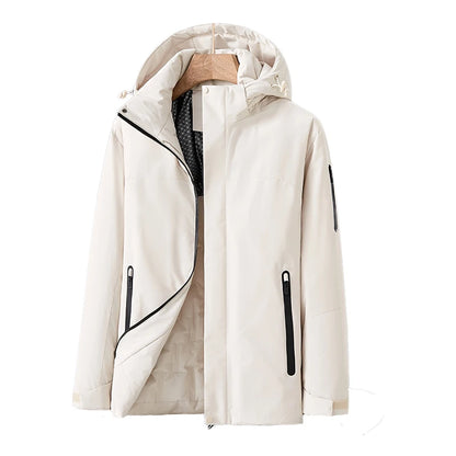 Hooded winter coat for women