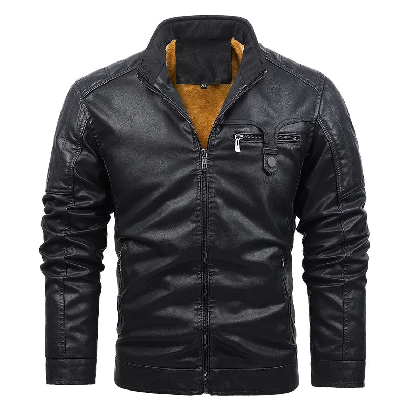 Men's classic biker jacket