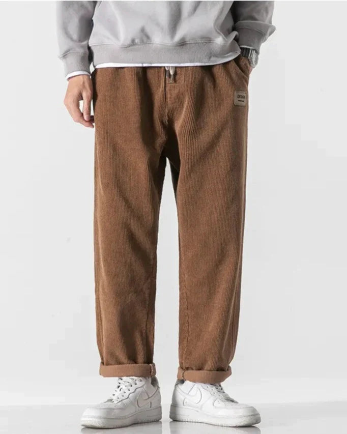 Men's casual vintage loose fit pants