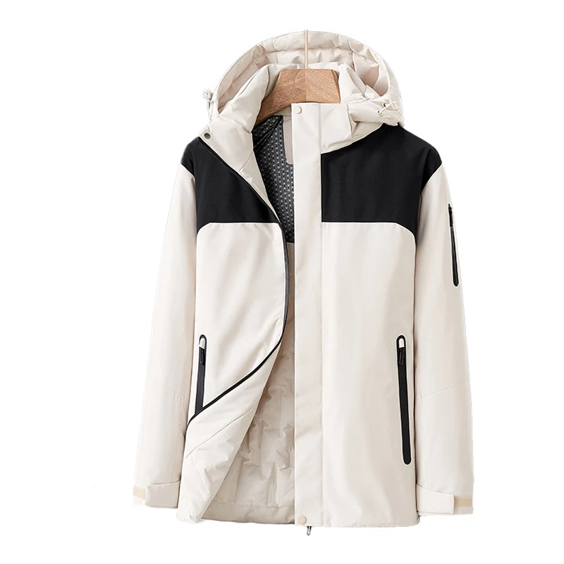 Hooded winter coat for women