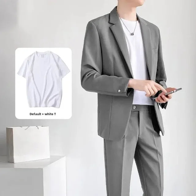 Lightweight Casual Men's Suit – Stylish Spring Summer Outfit