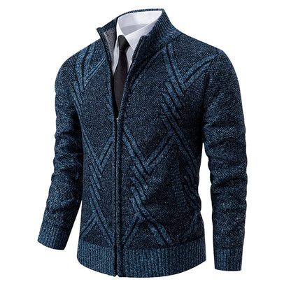 Mens Cozy Knitted Jacket