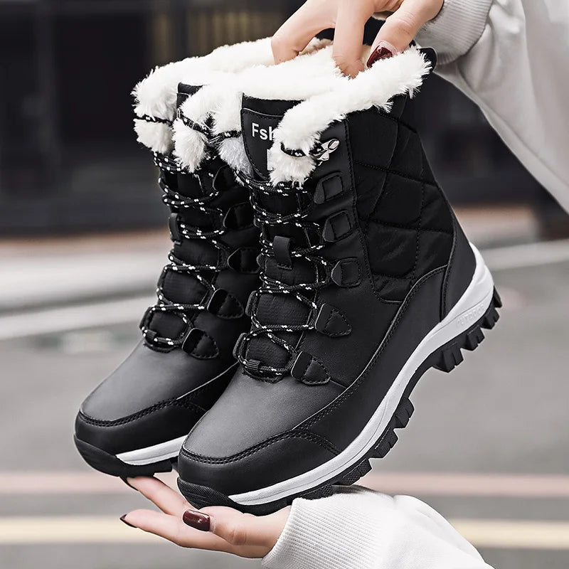 Women's lace-up boots