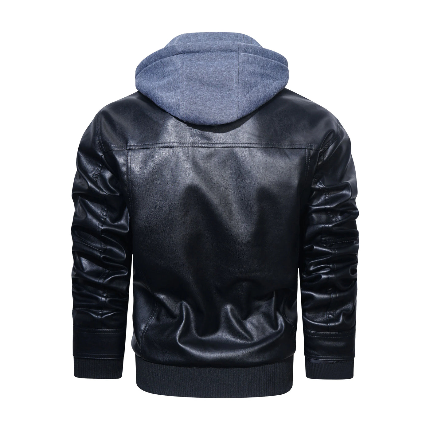 Men's jacket with detachable hood