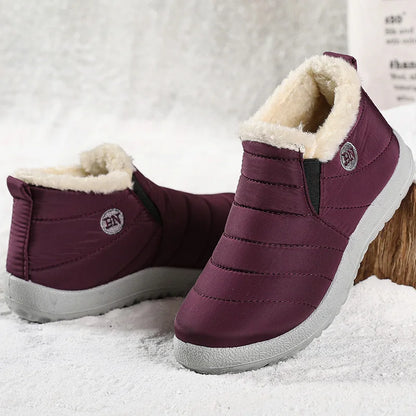 Men's stylish casual outdoor boots with fur lining