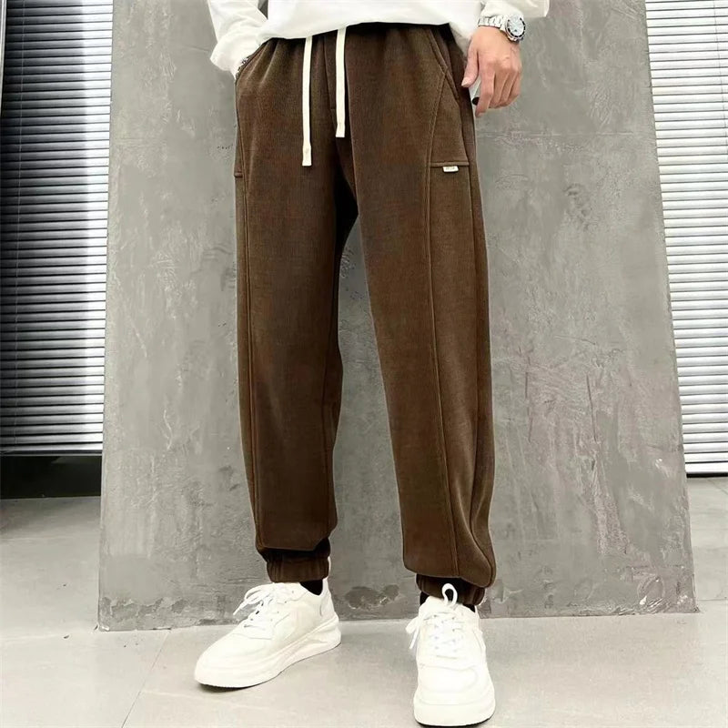 Men's casual corduroy pants