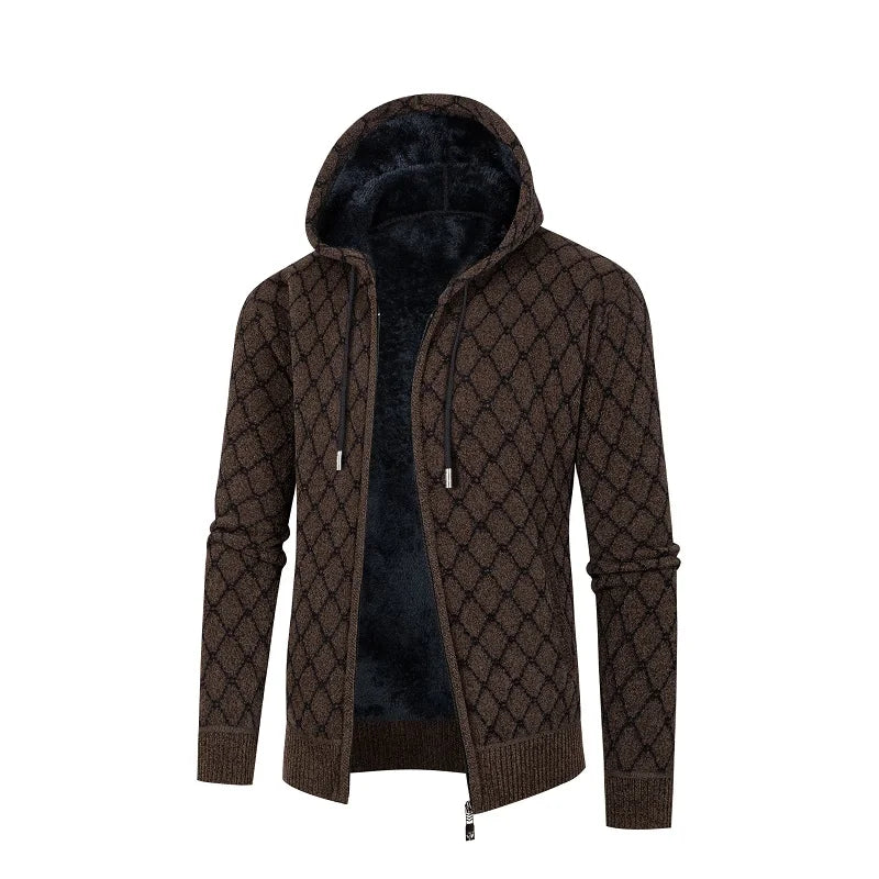 Men's casual hooded jacket