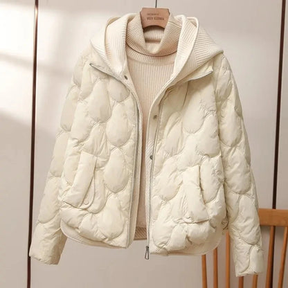 Stylish women's hooded jacket