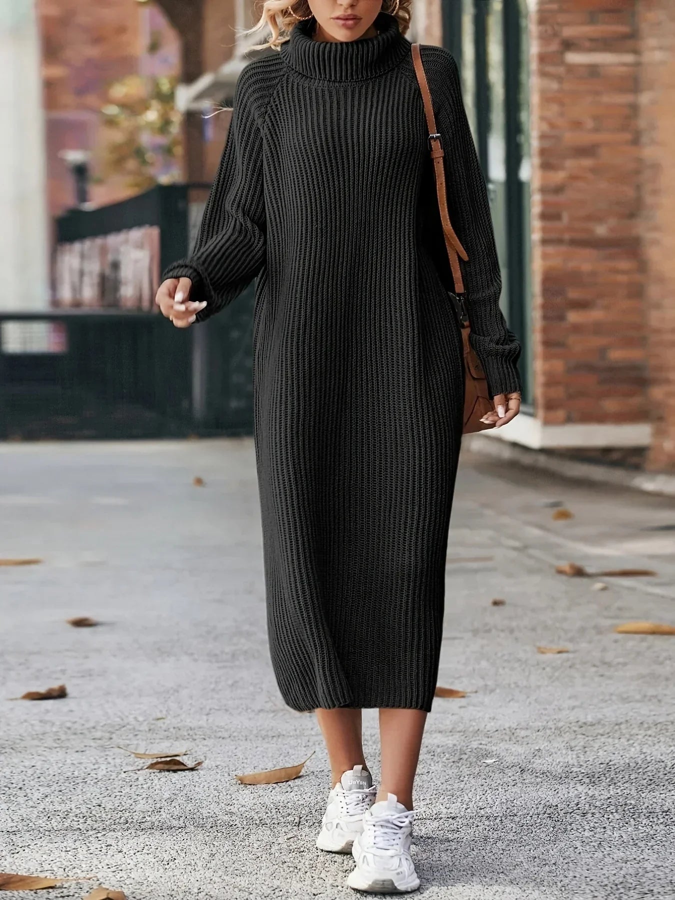 Soft Knit Sweater Dress - Ariana Warm Winter Fashion