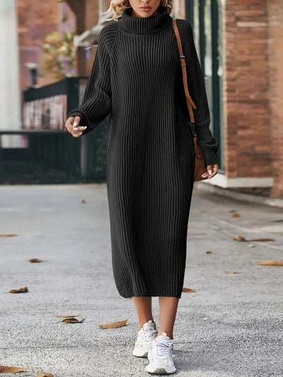 Soft Knit Sweater Dress - Ariana Warm Winter Fashion
