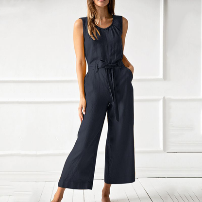 Women's casual jumpsuit with wide legs