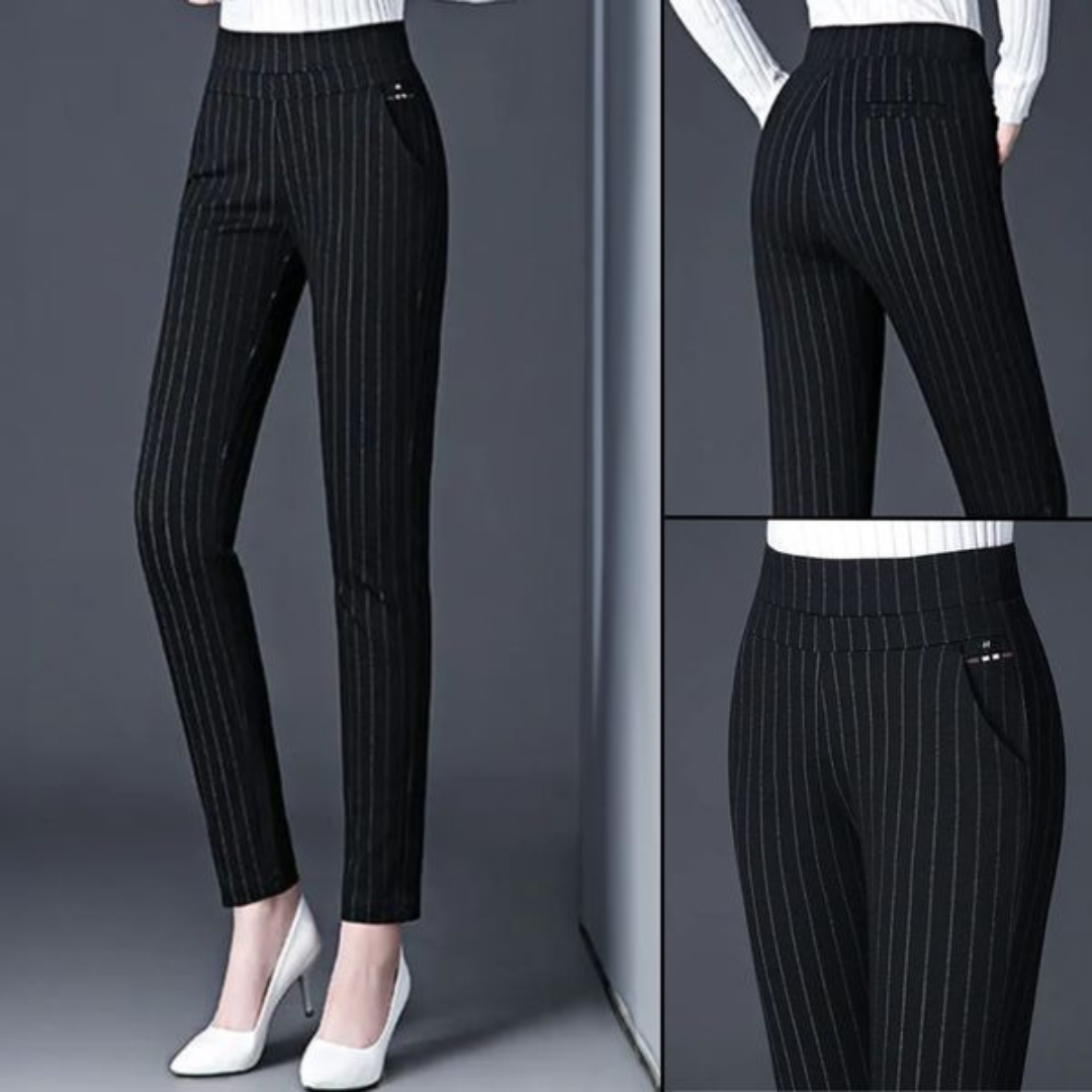 Women's High-Waisted Leggings – Stretch Fit – Faux Pocket Detail – Comfortable & Flexible