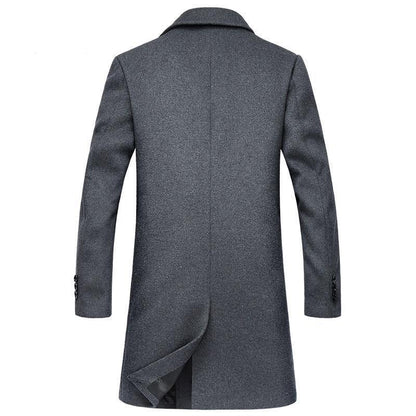 Double breasted men's formal coat