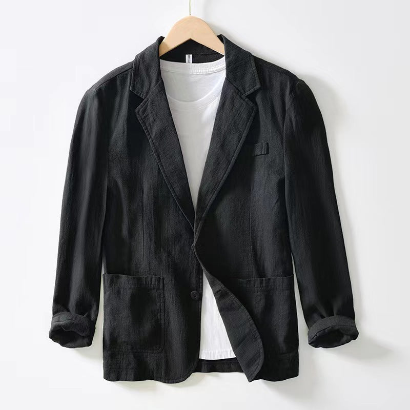 Men's sleek two-button blazer