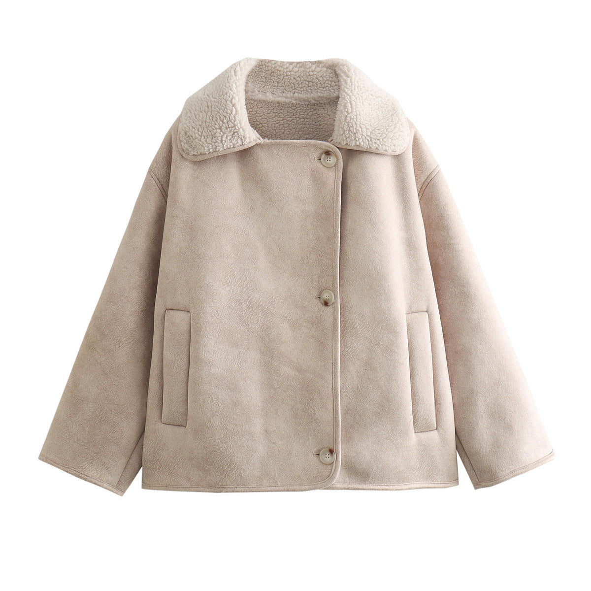 Women's winter coat with collar