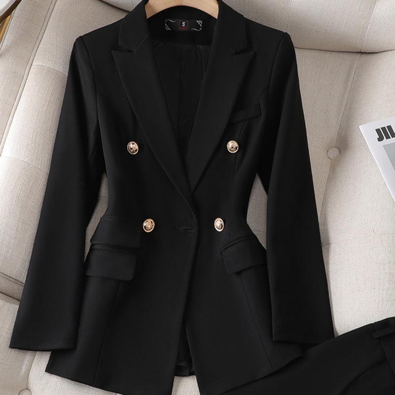 Double-breasted blazer for women