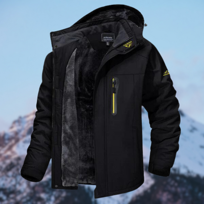 Men's waterproof jacket with hood