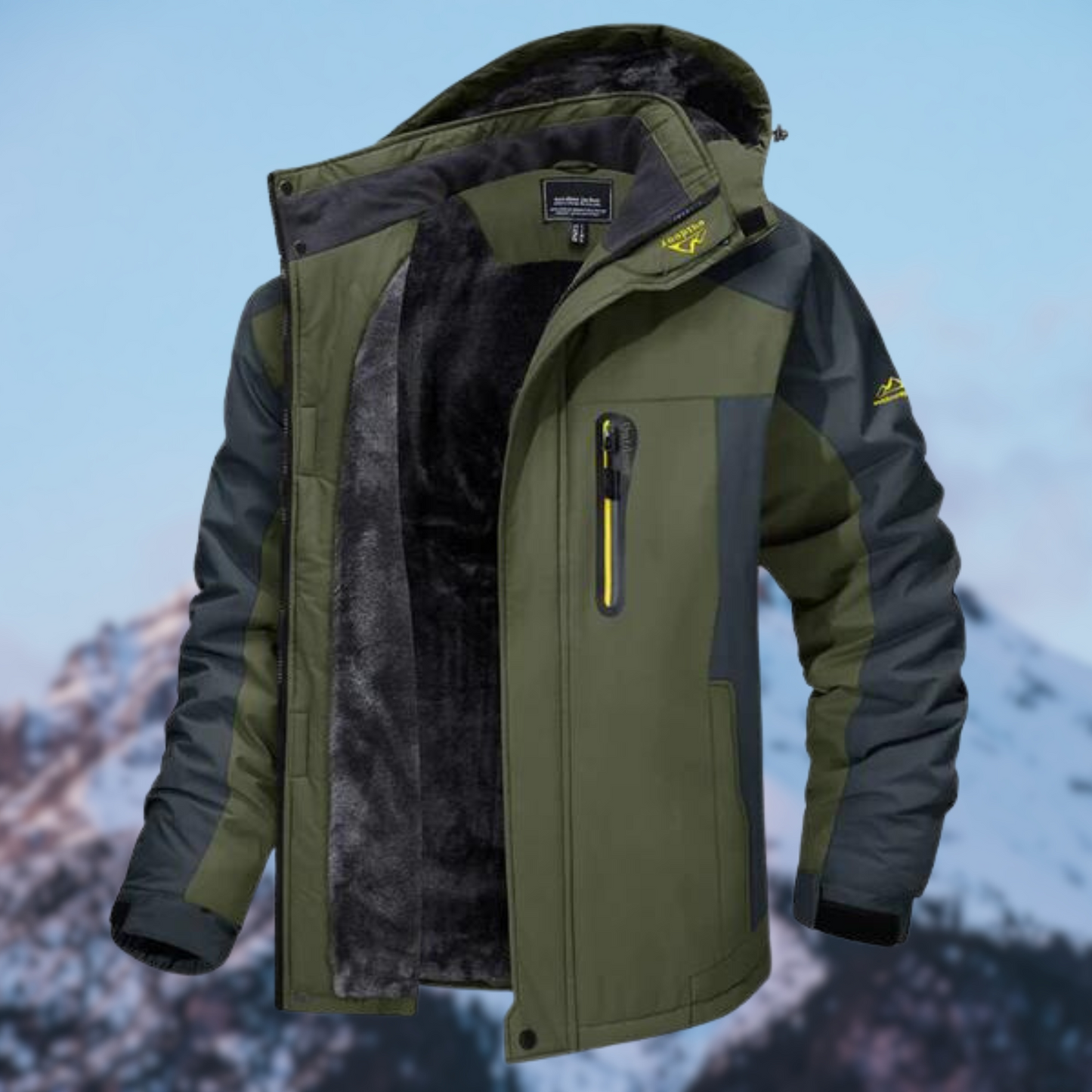 Men's waterproof jacket with hood