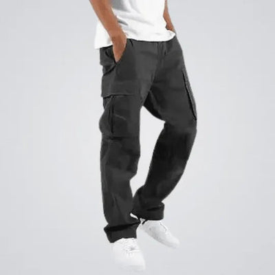 Men’s Cargo Pants - Relaxed Fit - Multiple Pockets - Durable Utility Wear