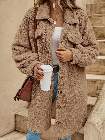 Lila Button Down Long Cardigan - Soft Knit, Lightweight Layer, All-Season Style