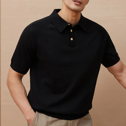 Men’s Polo Shirt – Tailored Fit – Soft Knit Cotton – Short Sleeve Classic Collar