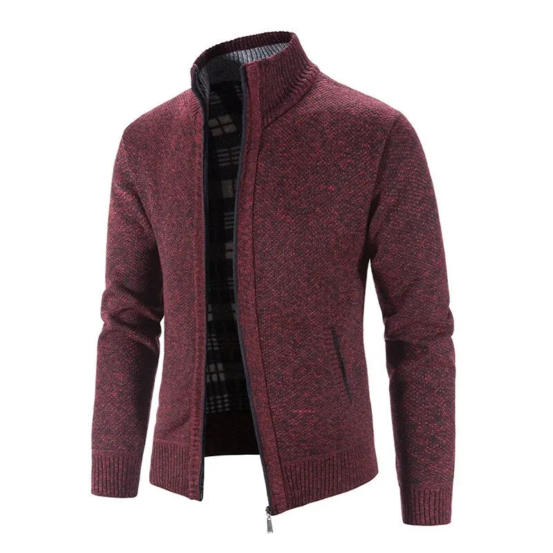 Stylish knitted cardigan for men