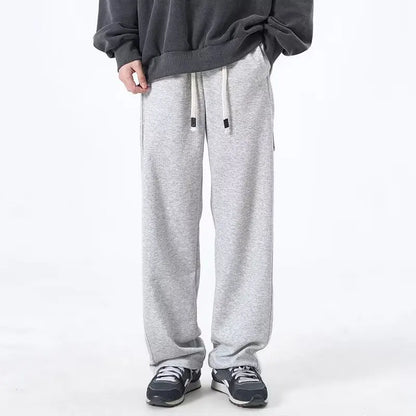 Men's loose fit joggers with elastic waist