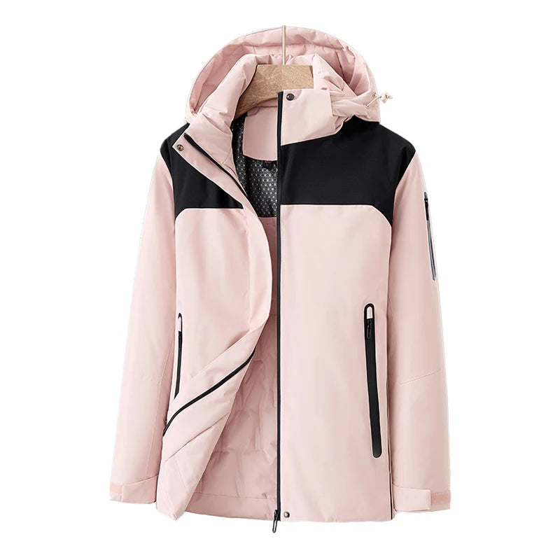 Hooded winter coat for women