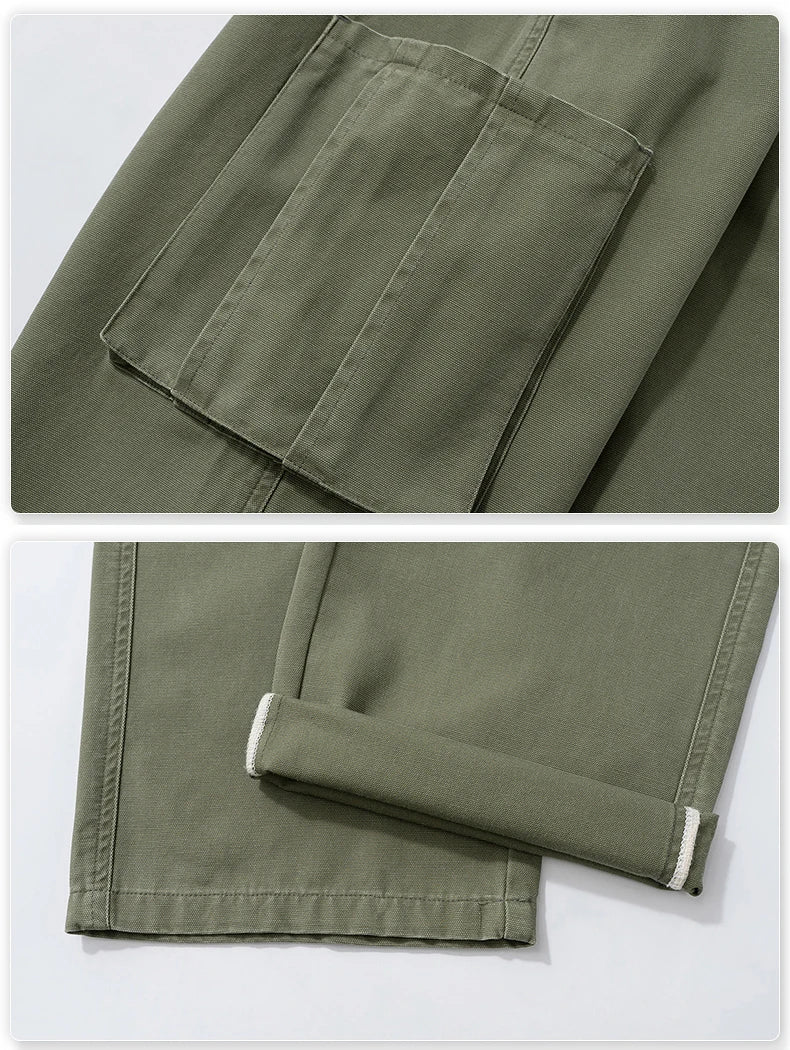 Men’s Cargo Trousers - Relaxed Fit - Multiple Pockets