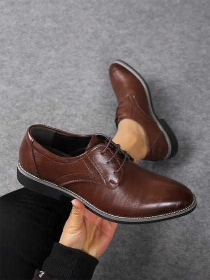 Casual retro lace-up shoes for men