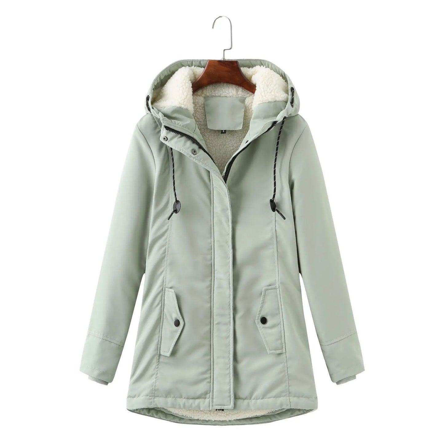 Stylish women's hooded jacket