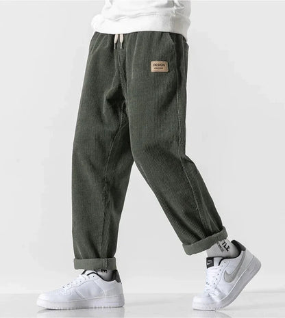 Men's casual vintage loose fit pants