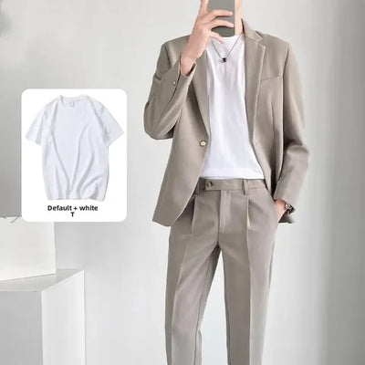 Lightweight Casual Men's Suit – Stylish Spring Summer Outfit